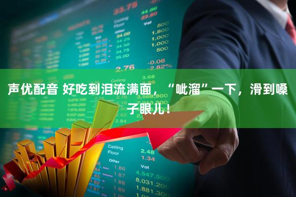 声优配音 好吃到泪流满面，“呲溜”一下，滑到嗓子眼儿！